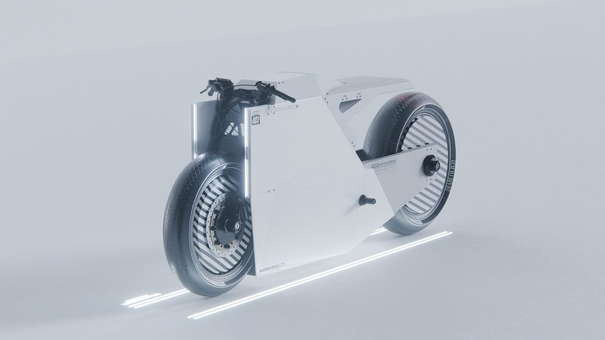A Cyber Bike concept image showing the kind of visual direction a CGI brief can define.