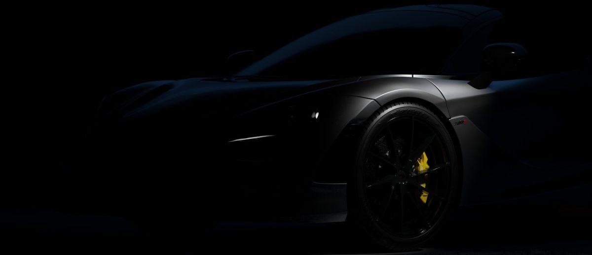 A photoreal McLaren 720S automotive CGI study created by KUBIK Studio.